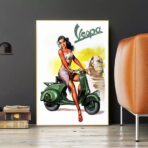 pin up vespa poster 1