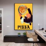 vintage pizza poster 1