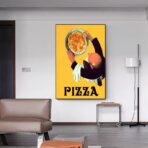 vintage pizza poster 1