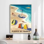vintage strandplakat