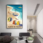 vintage strandplakat