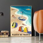 vintage strandplakat