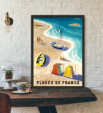 vintage strandplakat