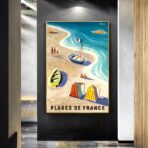vintage strandplakat