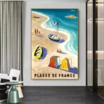 vintage strandplakat