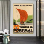 poster portugal vintage 1