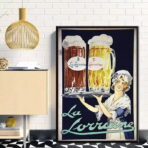vintage alkohol werbeplakat