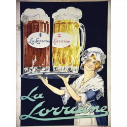 vintage alkohol werbeplakat