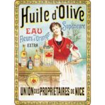 werbeplakat fur olivenol