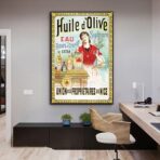 werbeplakat fur olivenol