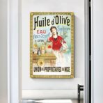 werbeplakat fur olivenol