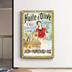 werbeplakat fur olivenol