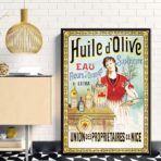 werbeplakat fur olivenol