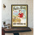 werbeplakat fur olivenol
