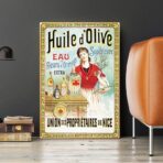 werbeplakat fur olivenol