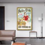 werbeplakat fur olivenol