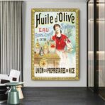 werbeplakat fur olivenol
