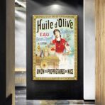 werbeplakat fur olivenol