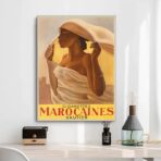 marokkanisches werbeplakat