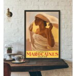 marokkanisches werbeplakat