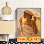marokkanisches werbeplakat