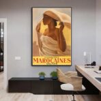 marokkanisches werbeplakat