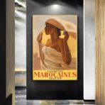 marokkanisches werbeplakat