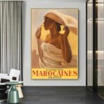 marokkanisches werbeplakat