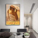 marokkanisches werbeplakat