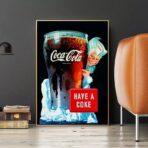 vintage coca cola werbeplakat