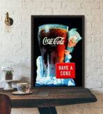 vintage coca cola werbeplakat