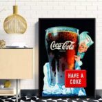 vintage coca cola werbeplakat