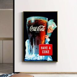 vintage coca cola werbeplakat