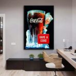vintage coca cola werbeplakat
