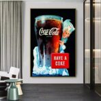 vintage coca cola werbeplakat