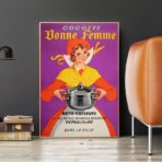 vintage kuchen werbeplakat