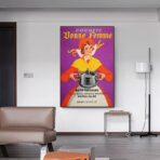 vintage kuchen werbeplakat