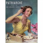 vintage frau werbeplakat