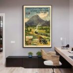 vintage puy de dome poster 1