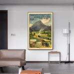 vintage puy de dome poster 1
