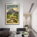 vintage puy de dome poster 1
