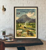 vintage puy de dome poster 1