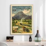 vintage puy de dome poster 1