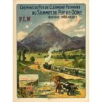 vintage puy de dome poster 1