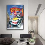 poster wer will die haut von roger kaninchen