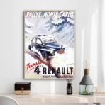 poster renault 4cv 1