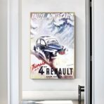 poster renault 4cv 1