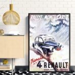 poster renault 4cv 1