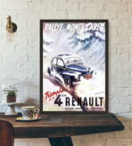 poster renault 4cv 1