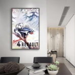 poster renault 4cv 1